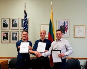 A Significant Agreement Between Three Lithuanian Organizations